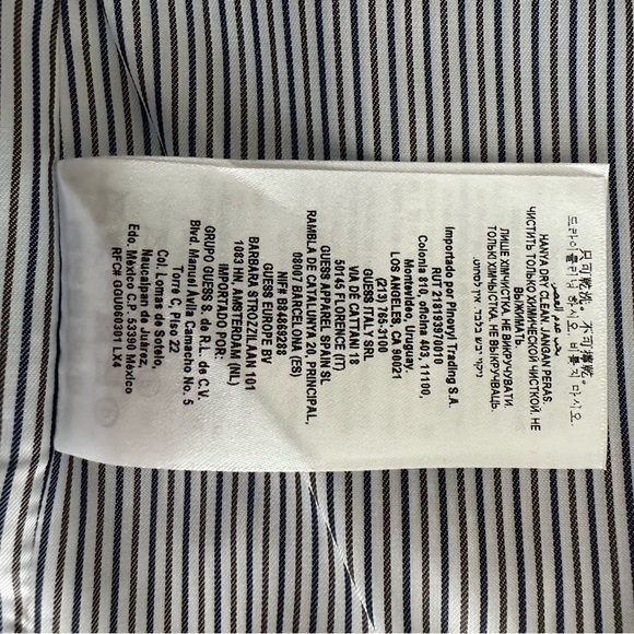 Guess Men’s Chambray Blazer - Picture 8 of 9